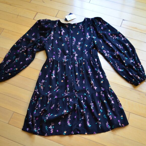 AFRM Channa Ruched Neck Floral Printed Mini Dress Size S/P NWT - Picture 10 of 13